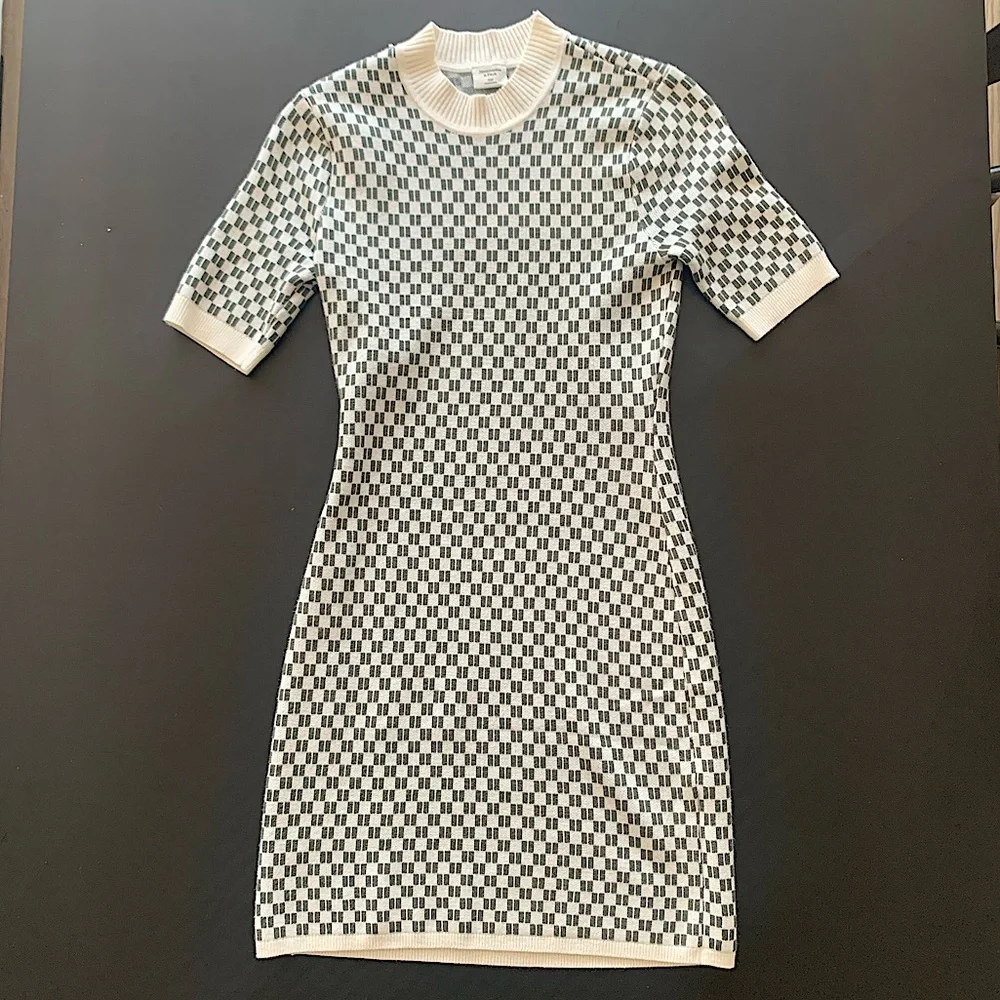 A&F checkered Mini Dress - Picture 1 of 4
